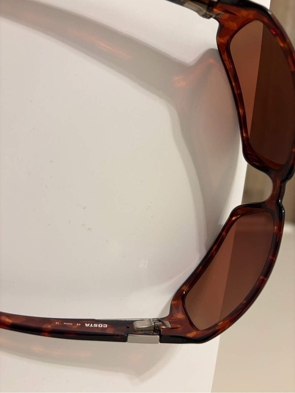 Costa Brown Tortoiseshell Oversized Women's Sunglasses - Picture 2 of 3